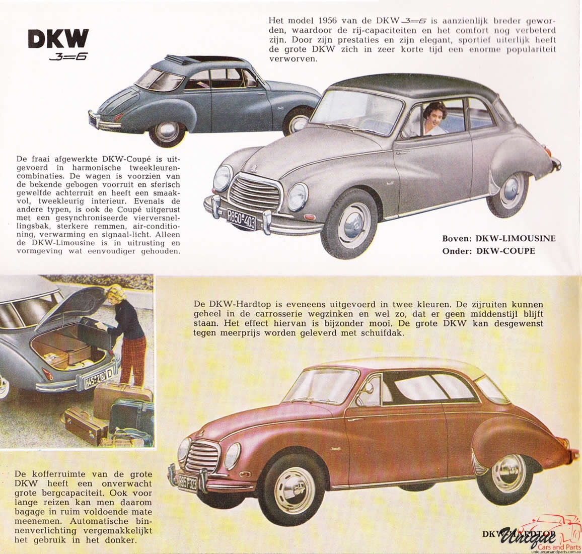 1957 DKW 3-6 Brochure Page 7